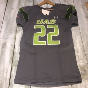 Under Armour UAB Gameday Compfit 2 Football Jersey #22 Men's XL Green UF029JM
